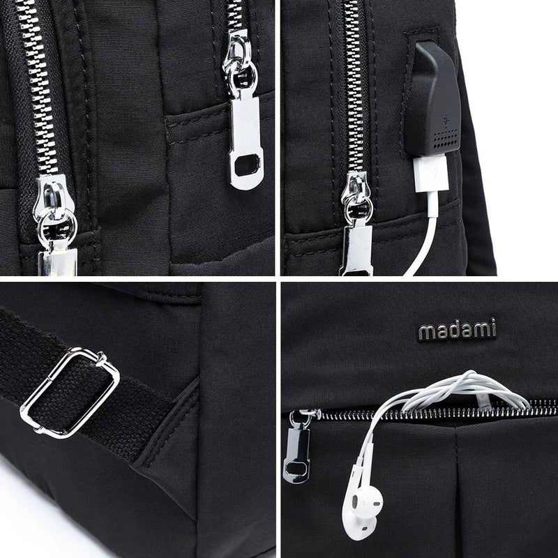 Mochila Bolsa Feminina Executiva Notebook Reforçada Usb