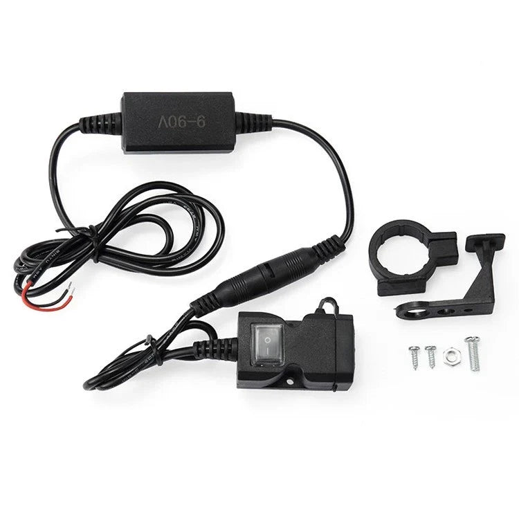 Tomada Carregador Usb Celular Para Moto e Carro 12v para 5V