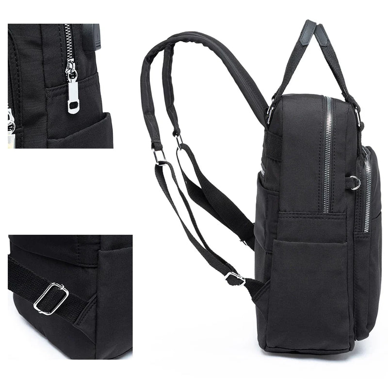 Mochila Bolsa Feminina Executiva Notebook Reforçada Usb