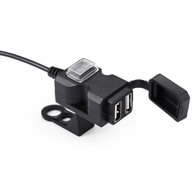 Tomada Carregador Usb Celular Para Moto e Carro 12v para 5V