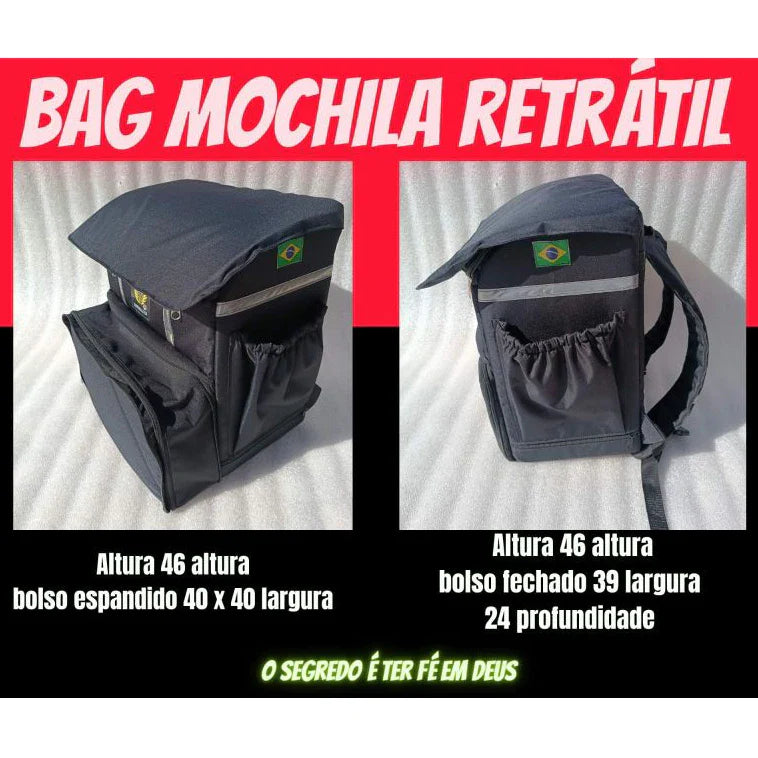 Mochila Bag Térmica Retrátil