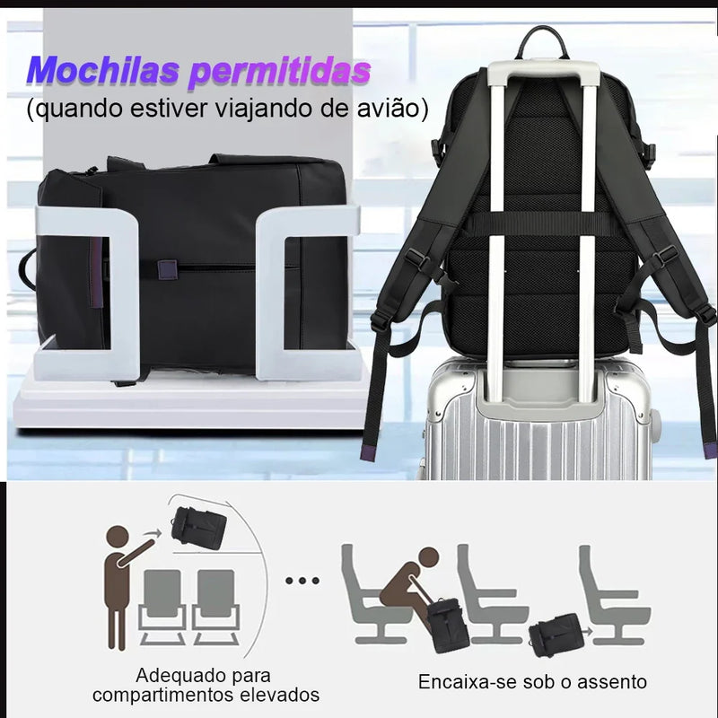 Mochila Multifuncional Impermeável de Alta Qualidade