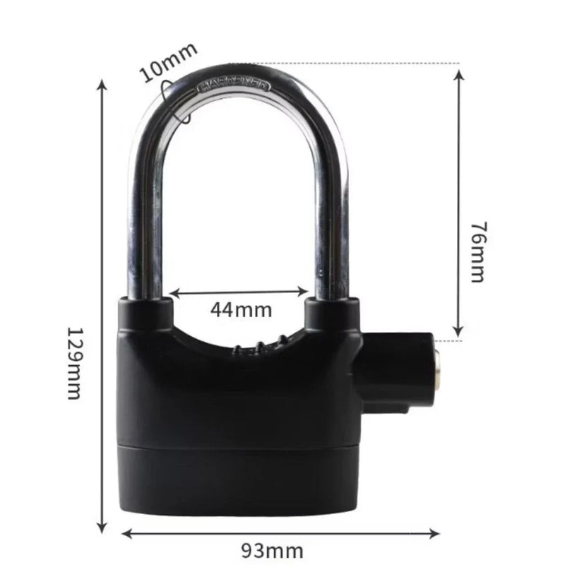 Cadeado Anti-furto para Moto Motocicleta com Alarme Sonoro