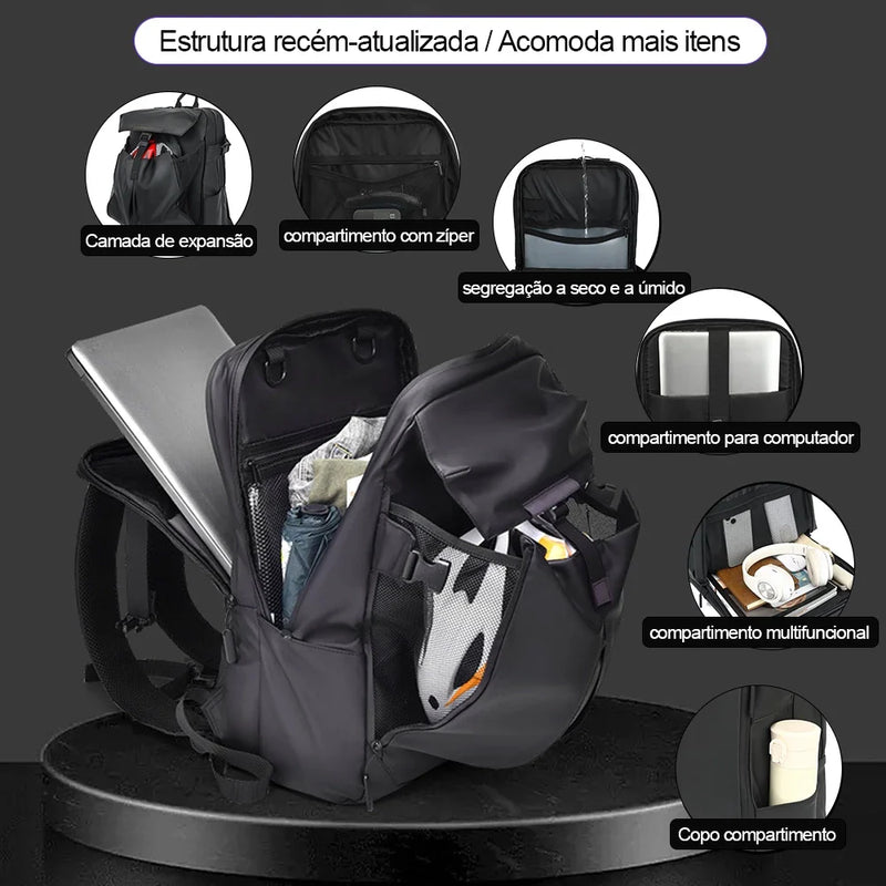 Mochila Multifuncional Impermeável de Alta Qualidade