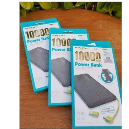 Bateria Portátil Power Bank 10.000mAh Universal -  Pineng