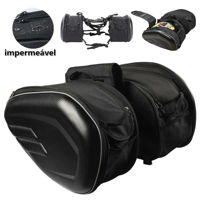 Bolsa Alforge Bauleto Moto Par Lateral 58 Litros Universal